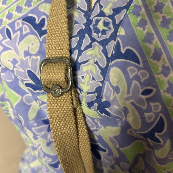 Kipling Floral Small Nylon Yellow Blue Crossbody MCB7197C - Picture 13 of 13